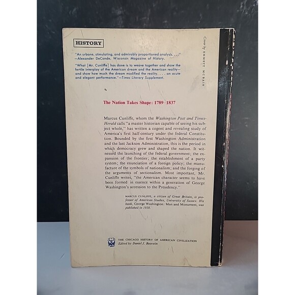 The Nation Takes Shape By Marcus Cunliffe Paperback - Picture 9 of 10